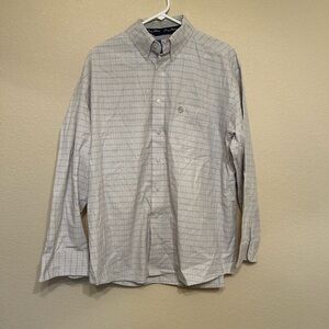 Wrangler George Strait Western Plaid Button Down Shirt